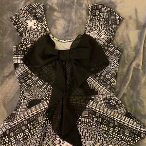 Charlotte Russe aztec print peplum top